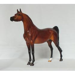 Ahzam, Arabian Stallion - Dapple Bay Painting Standard