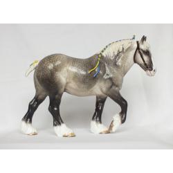 Cromwell, Shire Stallion - Dapple Grey Painting Standard