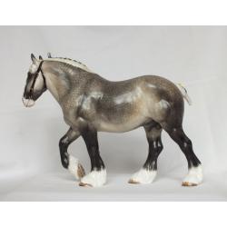 Cromwell, Shire Stallion - Dapple Grey Painting Standard