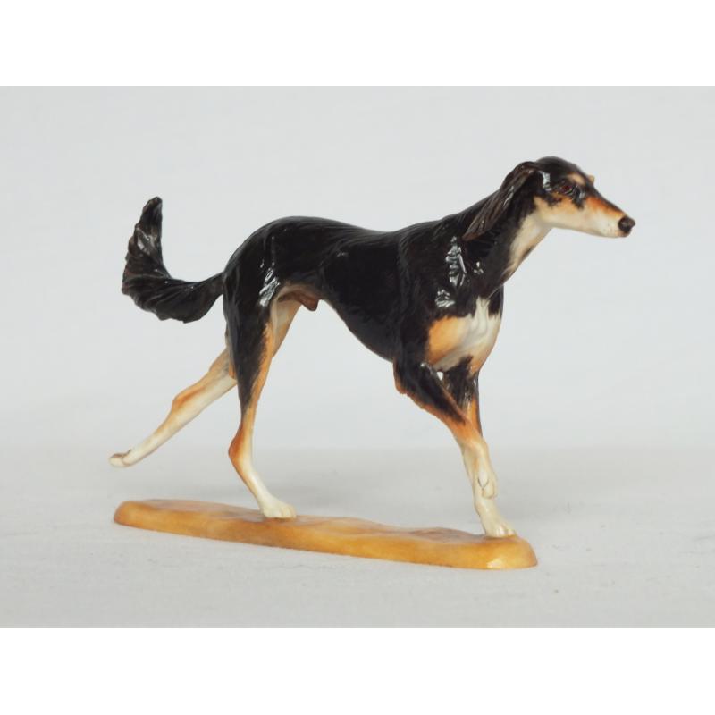 Saluki Dog by David Mayer, painted by Lorraine (Alchemy Ceramics) - Rare