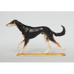 Saluki Dog by David Mayer, painted by Lorraine (Alchemy Ceramics) - Rare